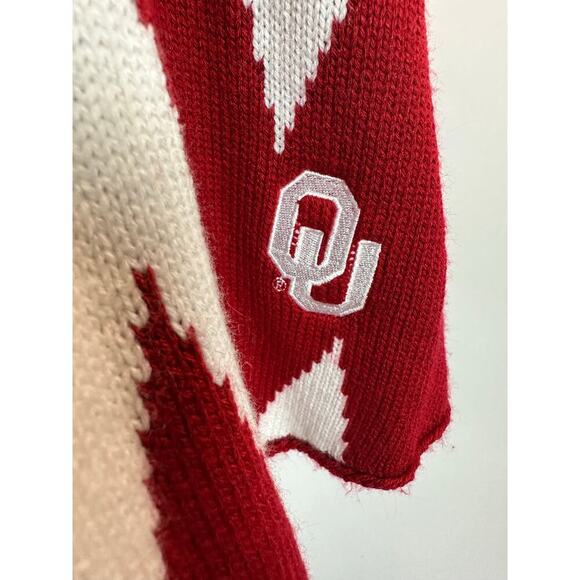 Emerson Street Clothing Women's Size Large XL University of Oklahoma Knit Poncho - Picture 3 of 11